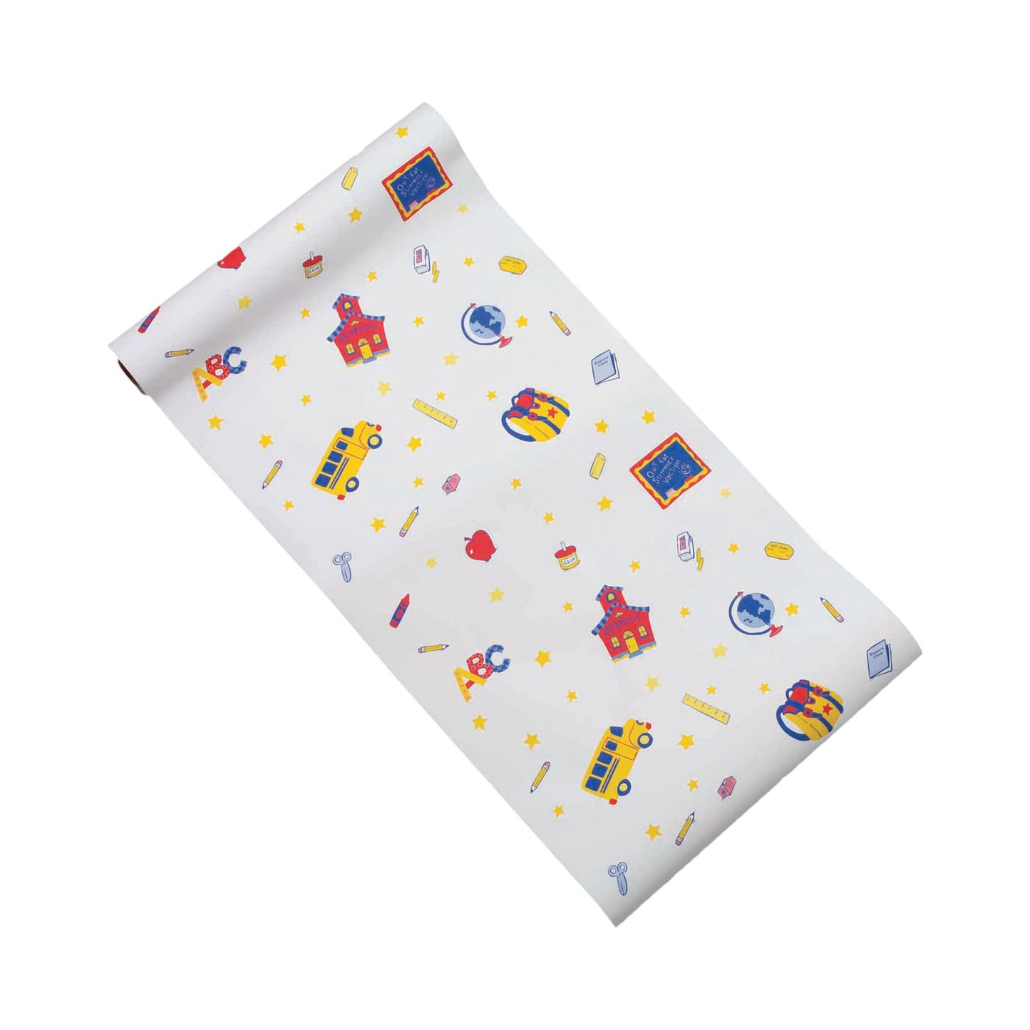Tidi Products Tidi Crepe Table Paper, 18 Inch x 125 Foot, Print (Schooltime Design) 981918, Case of 6