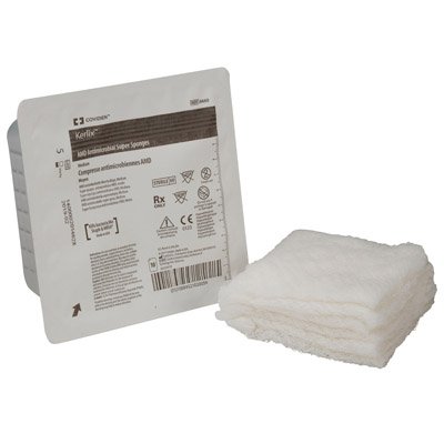 Cardinal Kerlix AMD Sterile Antimicrobial Gauze Sponge, 6 x 6-3/4 Inch 6662, Case of 240