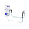 McKesson Toilet Safety Rail, White Steel, Width-Adjustable 146-RTL12087