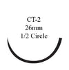 Absorbable Suture with Needle Coated Vicryl™ Polyglactin 910 CT-2 1/2 Circle Taper Point Needle Size 2-0 Braided - J333H