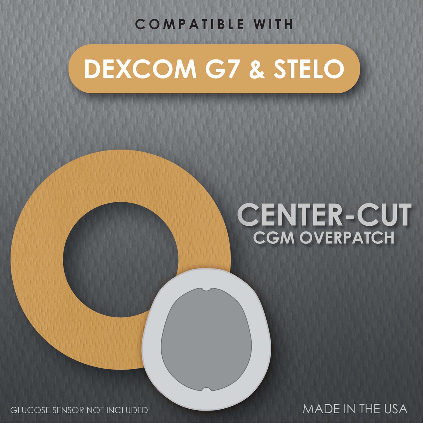 Sensor Overpatch CoverGuard Tan For Dexcom G7 Sensor 101-200T