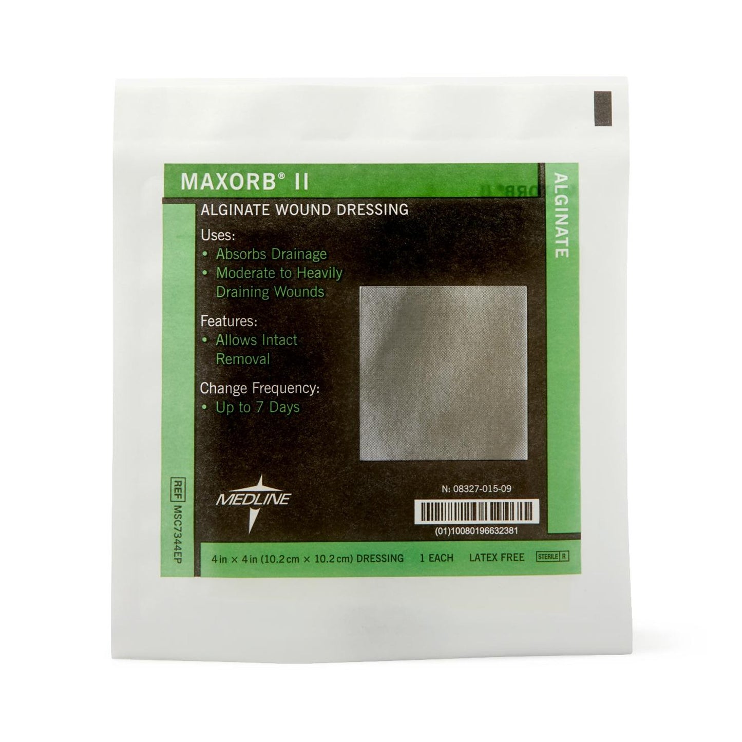 Maxorb® II Alginate Dressing, 4 x 4 inch MSC7344EP