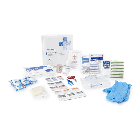 First Aid Kit McKesson 50 Person Plastic Case - 30325