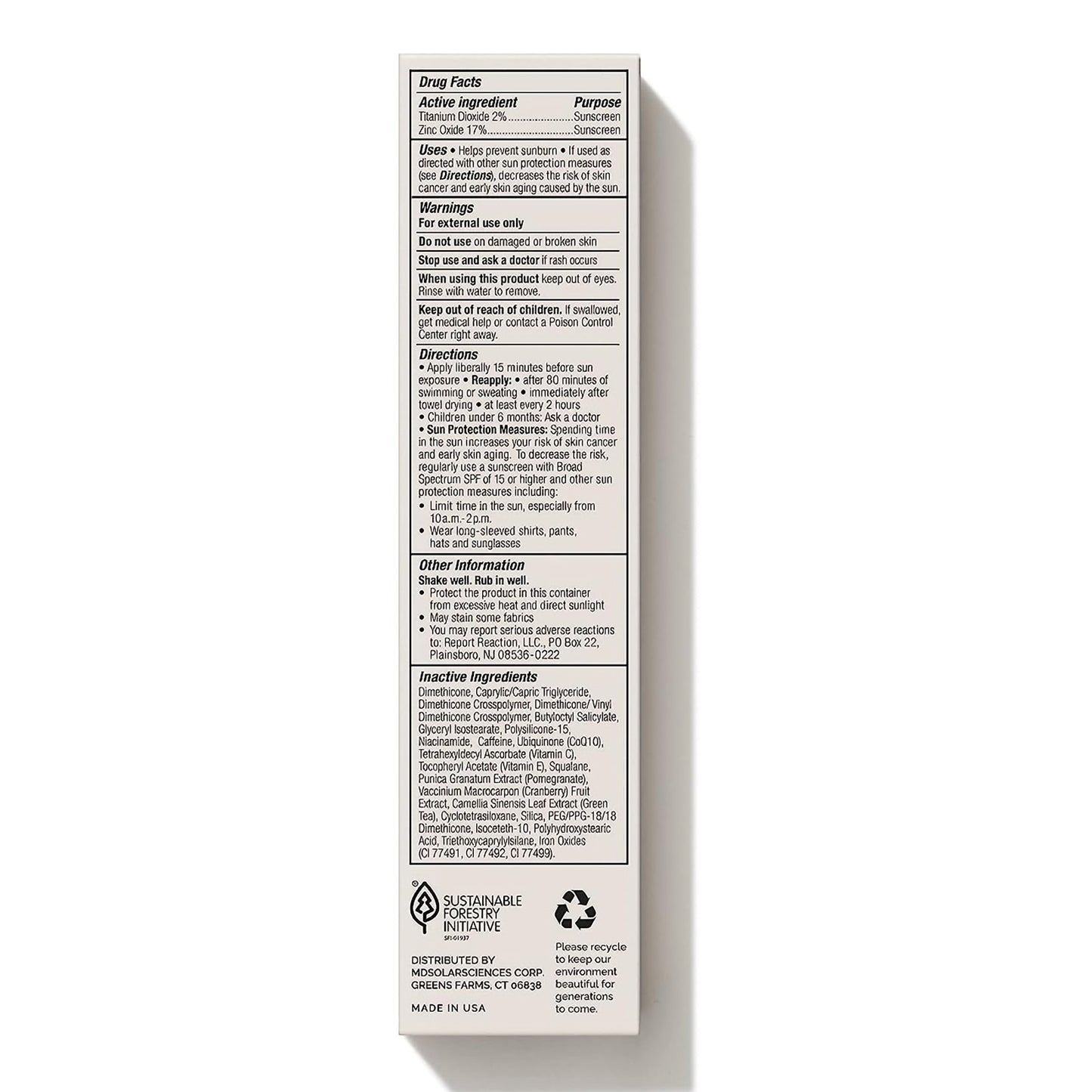 MDSolarsciences™ MD Mineral BB Crème SPF 50, Dark 149003