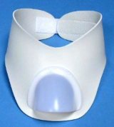 Stoma Shower Collar 6 W X 4 H Inch, White, Semi-Rigid, PVC Plastic and Nylon 38003