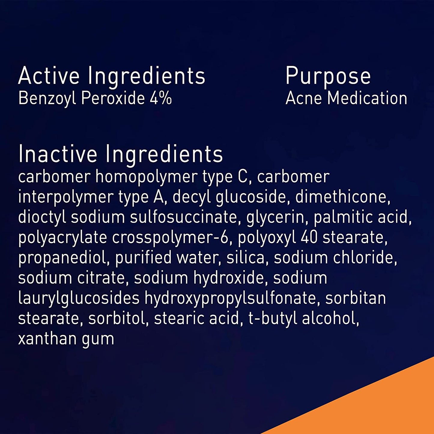 PanOxyl® Acne Creamy Wash, 6 oz. 30316022706