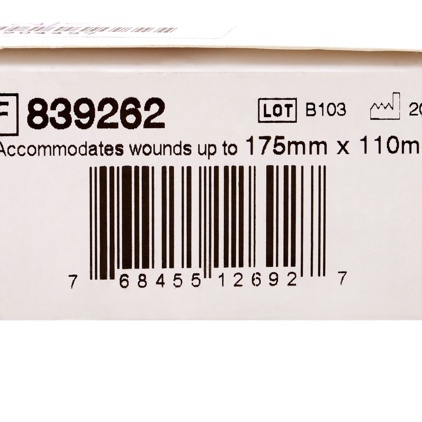 Eakin® Fistula and Wound Drainage Pouch, Cut to Fit Stomas 173 x 108mm 839262