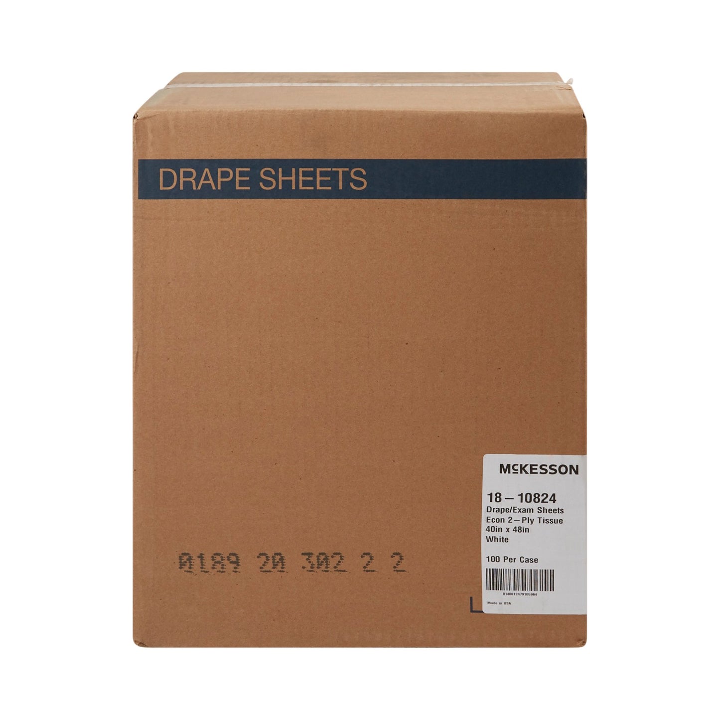 McKesson Nonsterile Physical Exam Drape, 40 x 48 Inch 18-10824