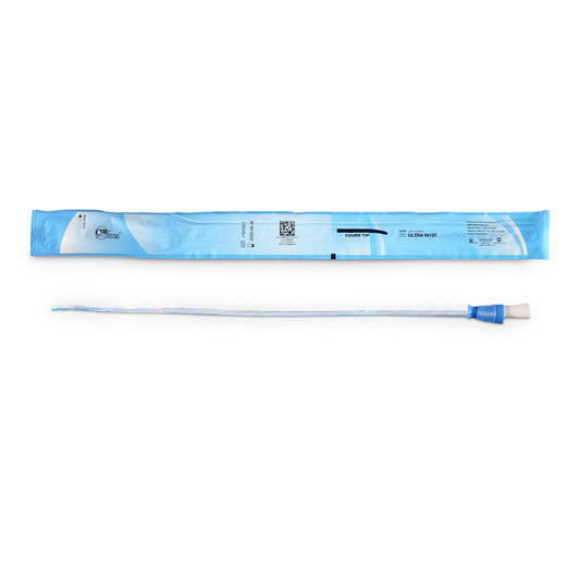 Cure Medical Cure Ultra Urethral Catheter, 12 Fr. Male, Coude ULTRAM12C, Box of 30