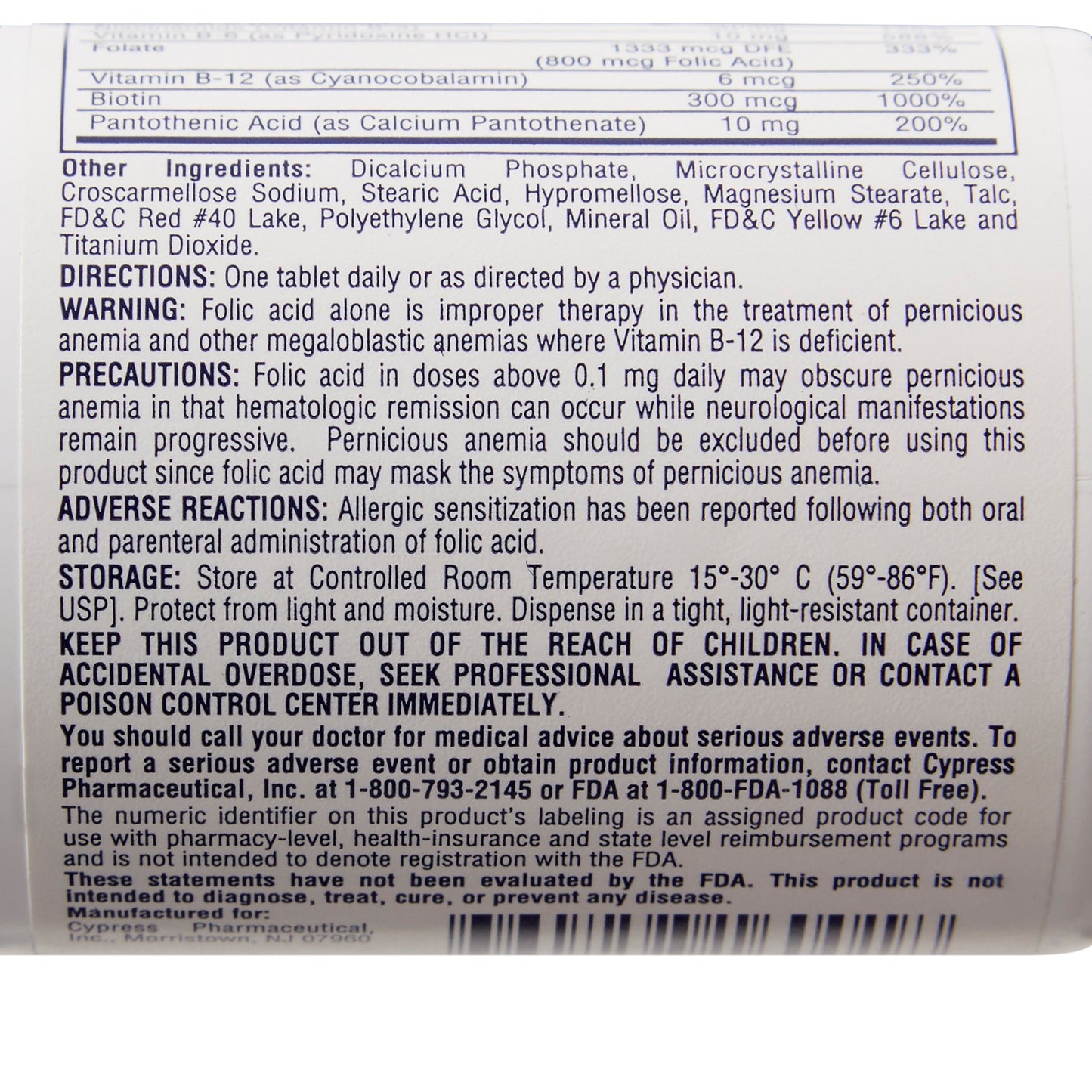 Rena-Vite Multivitamin Supplement 60258016001