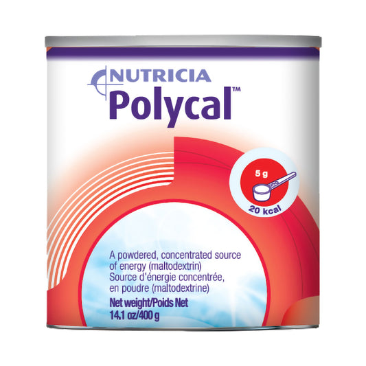 Oral Supplement Polycal™ Unflavored Powder 400 Gram Canister - 89461