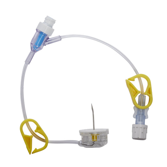 Huber Infusion Set SafeStep® 20 Gauge 3/4 Inch Y-Site Port - LH-0031YN