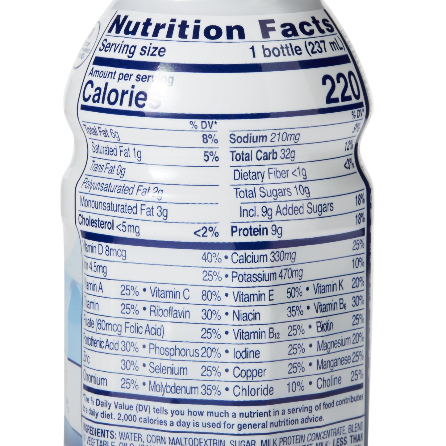 Ensure® Original Nutrition Shake, Vanilla, 8-ounce bottle 57243