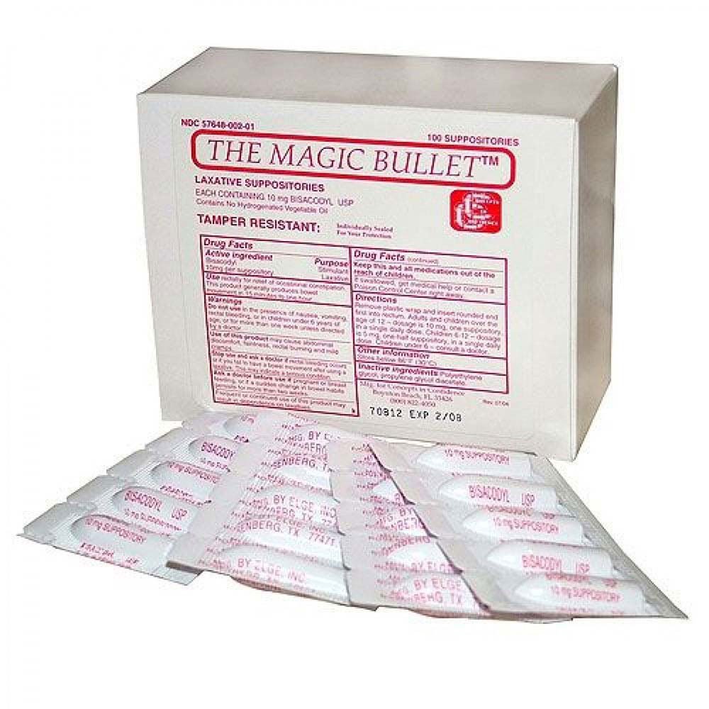 Independence Medical Magic Bullet Bisacodyl USP Laxative CSCCMB100, ST