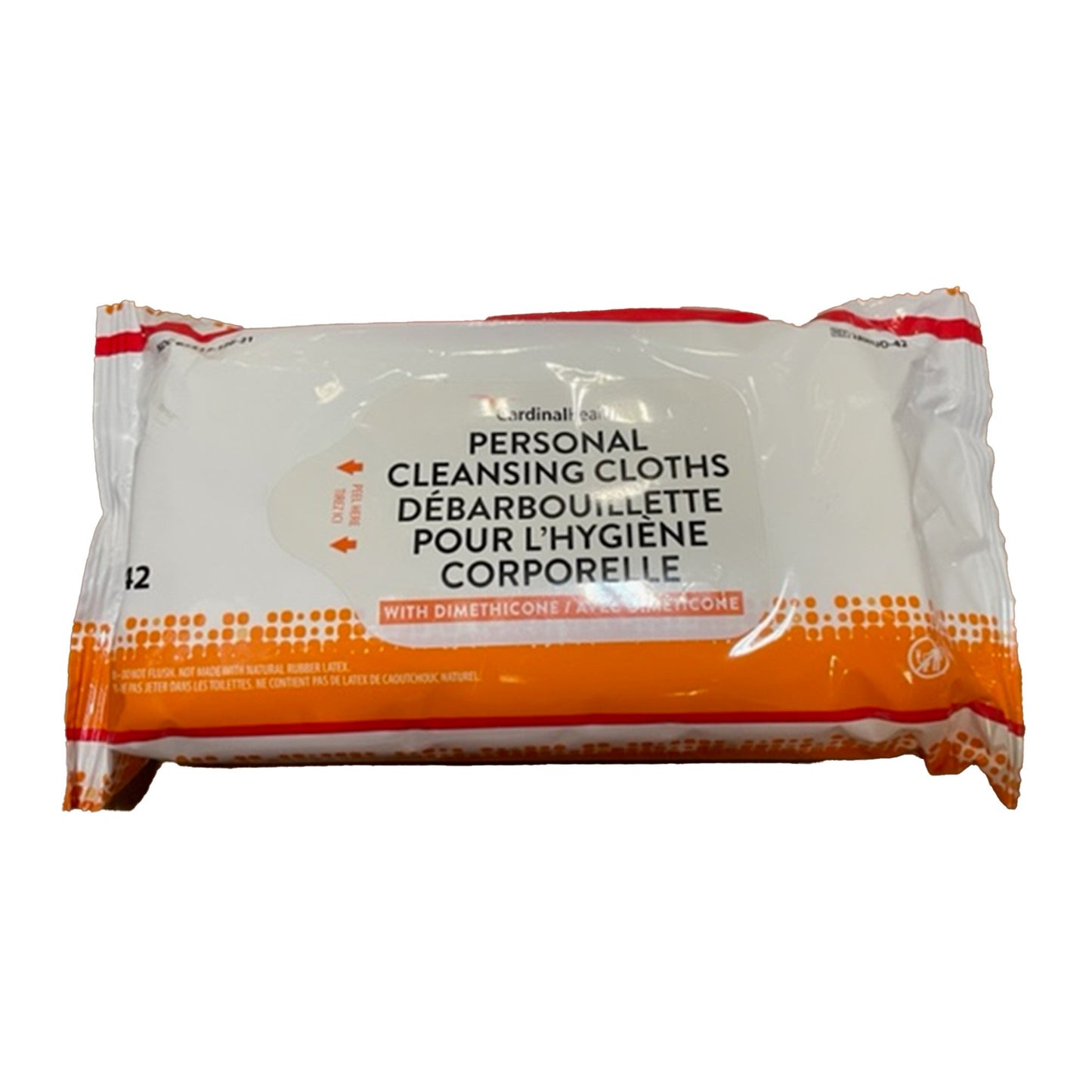 Cardinal Health™ Personal Cleansing Dimethicone Wipes 2AWUD-42