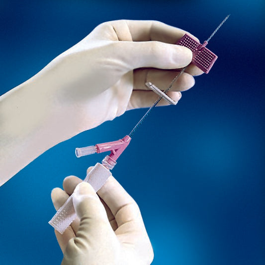 Closed IV Catheter Saf-T-Intima™ 18 Gauge 1 Inch BD Vialon Winged Hub Blood Control - 383346