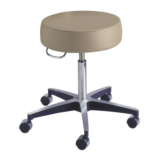 McKesson Round Pneumatic Exam Stool, Beige, without Backrest 81-11001PR57