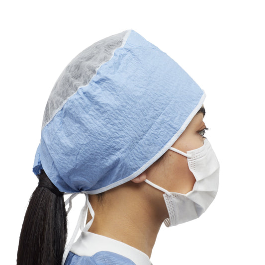 Surgeon Cap McKesson One Size Fits Most Blue Tie Closure - 16-SC2