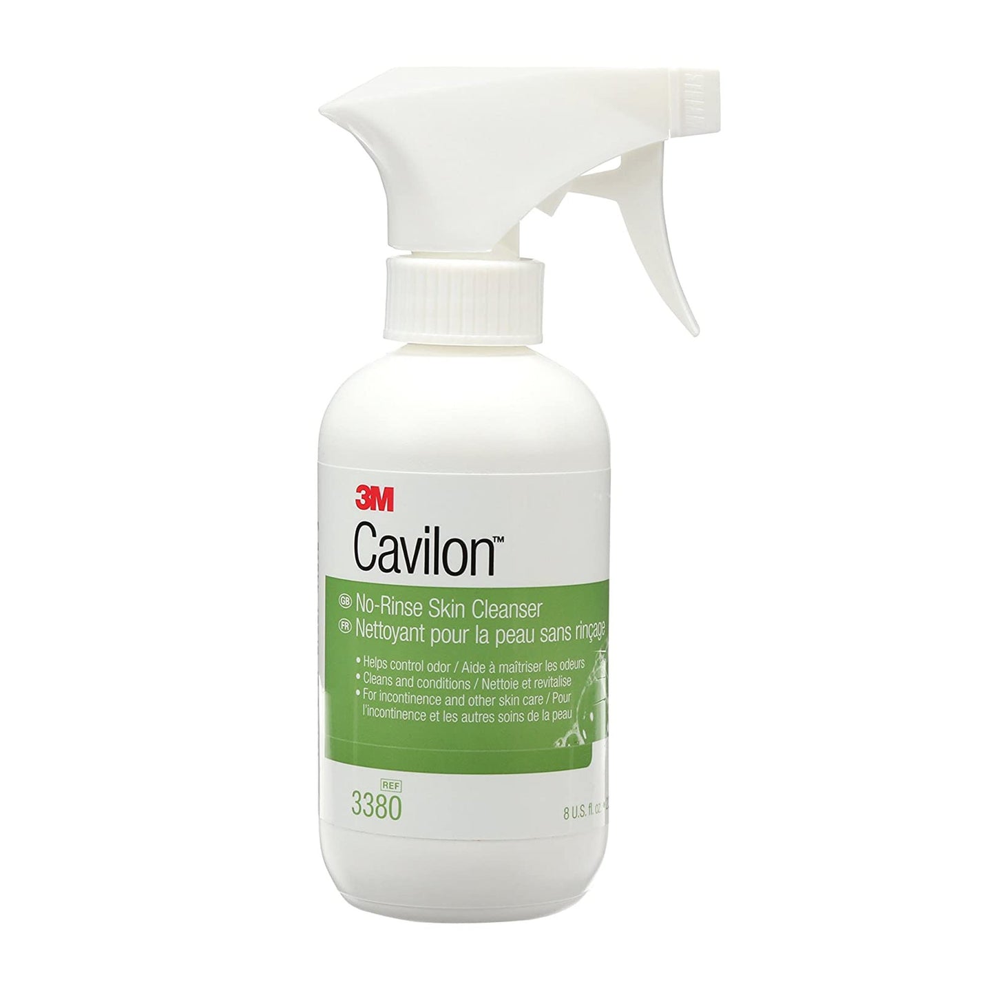 3M Cavilon Rinse-Free Body Wash, 8 Oz Pump Bottle, Floral Scent 3380