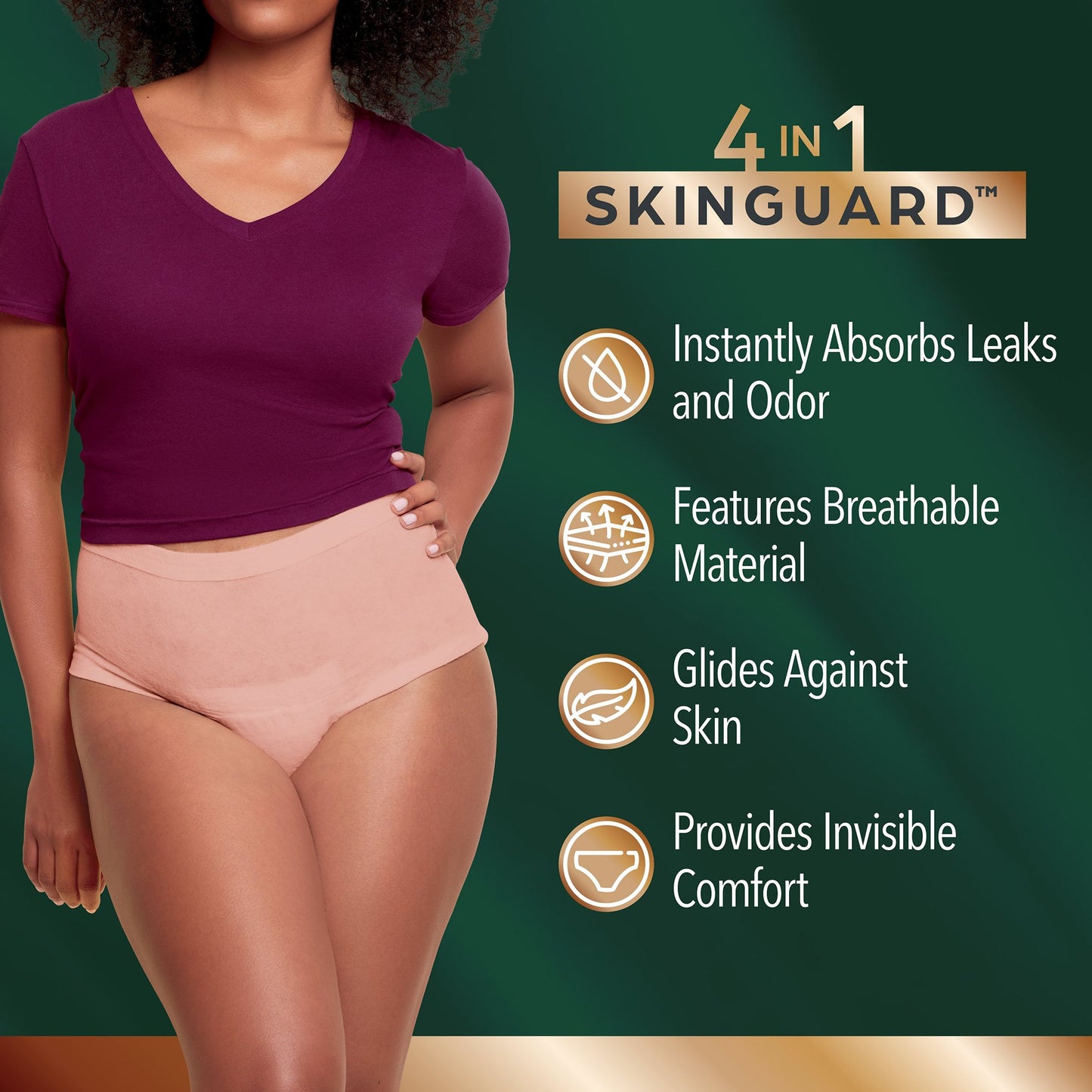 Depend® Silhouette® Maximum Absorbency Underwear, Large 55424