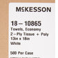 McKesson Nonsterile White Procedure Towel, 13 x 18 Inch 18-10865