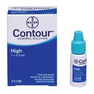 Bayer Contour® Blood Glucose Control Solution, High Level 7111