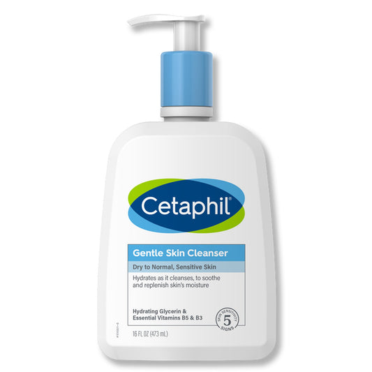 Facial Cleanser Cetaphil® Gentle Skin Cleanser Lotion 16 oz. Pump Bottle Unscented 30299011022