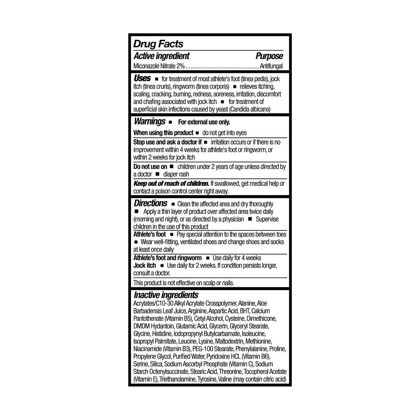 Thera® Miconazole Nitrate Antifungal, 4-ounce tube 53-AFC4