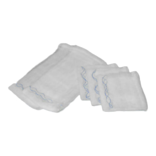 McKesson Sterile X-ray Detectable Gauze Sponge, 4 x 8 Inch, 12-Ply 16-42846