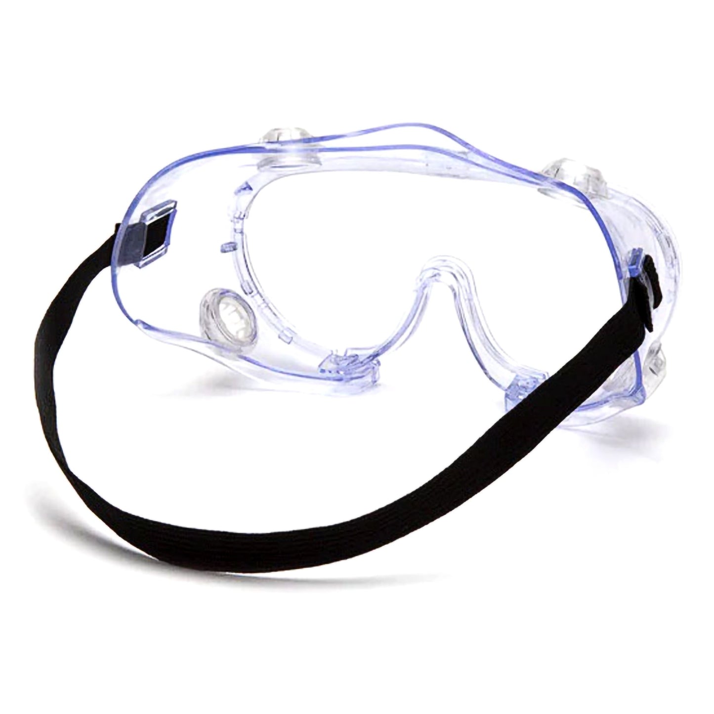 Protective Goggles Pyramex® Fit Over Uncoated Clear Tint Polycarbonate Lens Clear Frame Elastic Strap One Size Fits Most G205