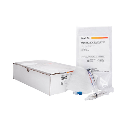 Enteral Feeding Tube Declogger Kit Clog Zapper™ (2) 10 mL Oral Syringes / 12 Inch Applicator - 20-0002