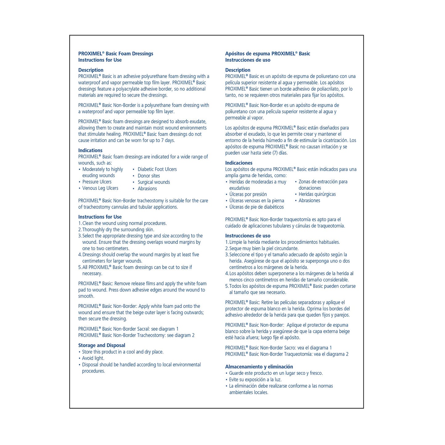 Foam Dressing Proximel® Basic 4 X 4 Inch With Border Waterproof Film Backing Acrylic Adhesive Square Sterile 15713112