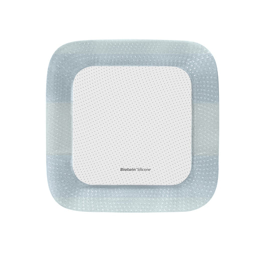 Foam Dressing Biatain® Silicone 5 X 5 Inch With Border Film Backing Silicone Adhesive Square Sterile - 33436