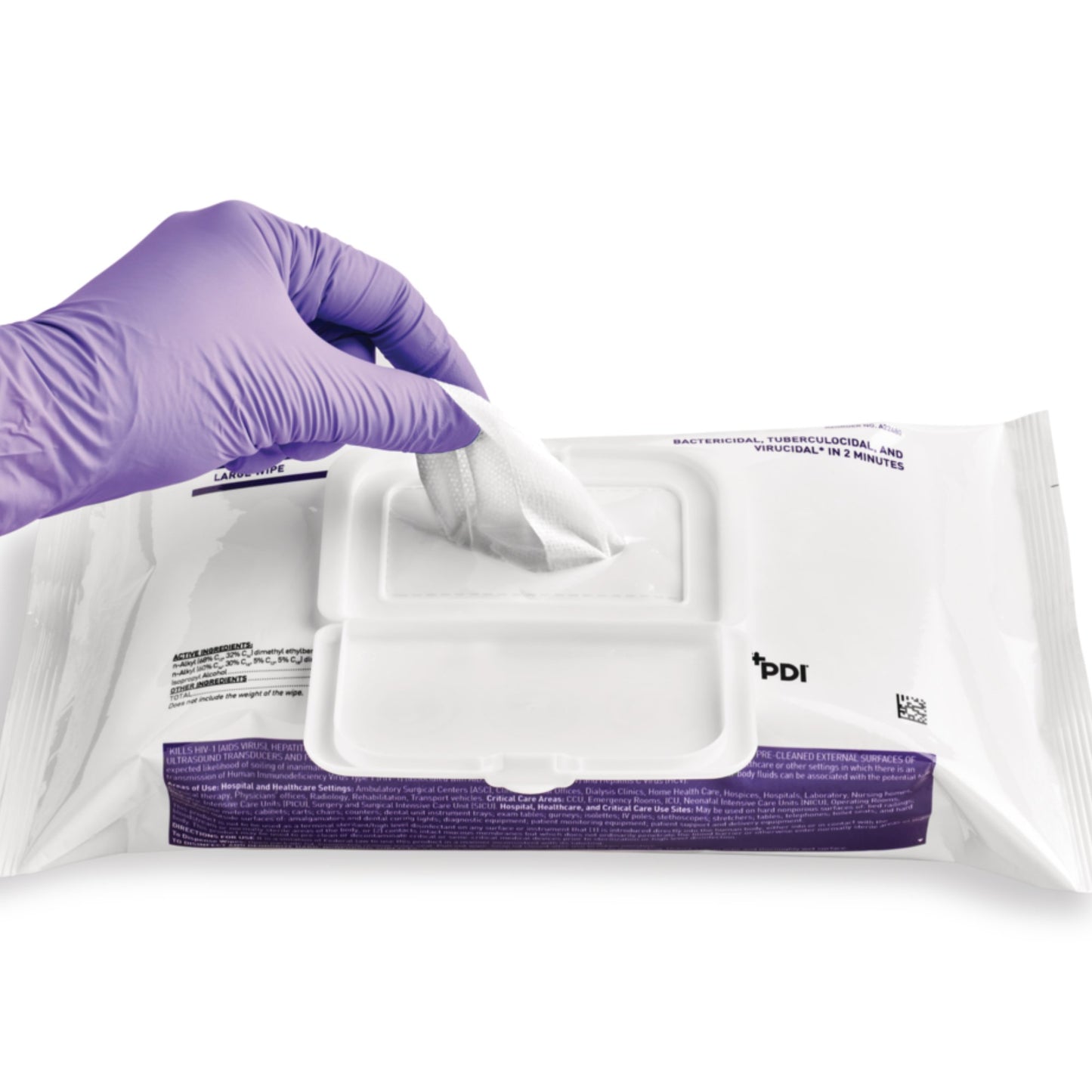 Super Sani-Cloth® Large Germicidal Disinfectant Wipes, Soft Pack A22480