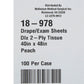 McKesson Nonsterile Physical Exam Drape, 40 x 48 Inch 18-978