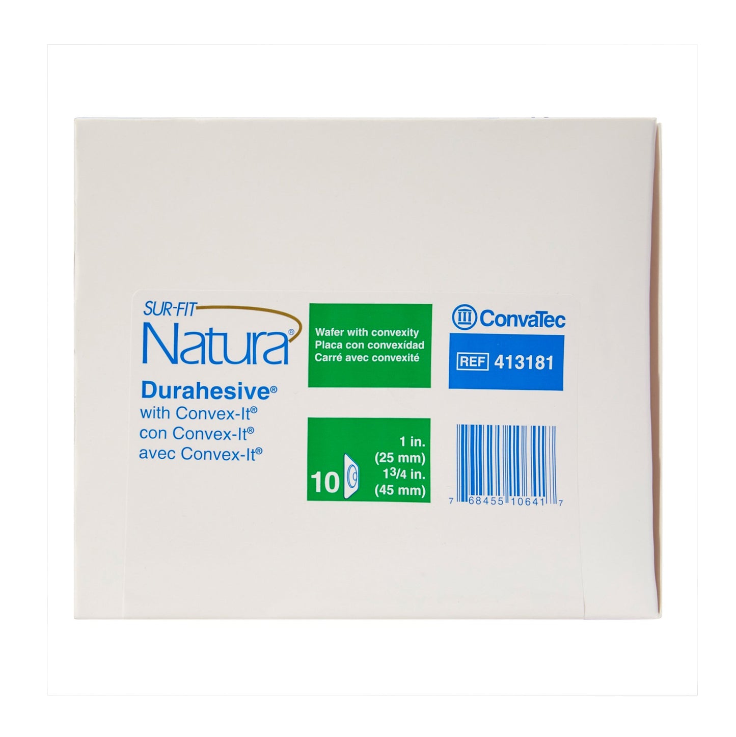 Sur-Fit Natura® Two-Piece Durahesive® Skin Barrier, 70 mm flange 413181