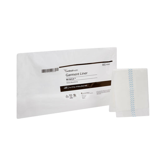 Incontinence Liner Wings™ 7 X 17 Inch Moderate Absorbency Polymer Core One Size Fits Most - 635A