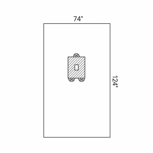 Abdominal Drape Pediatric Laparotomy Drape II 74 W X 124 L Inch Sterile - 66886