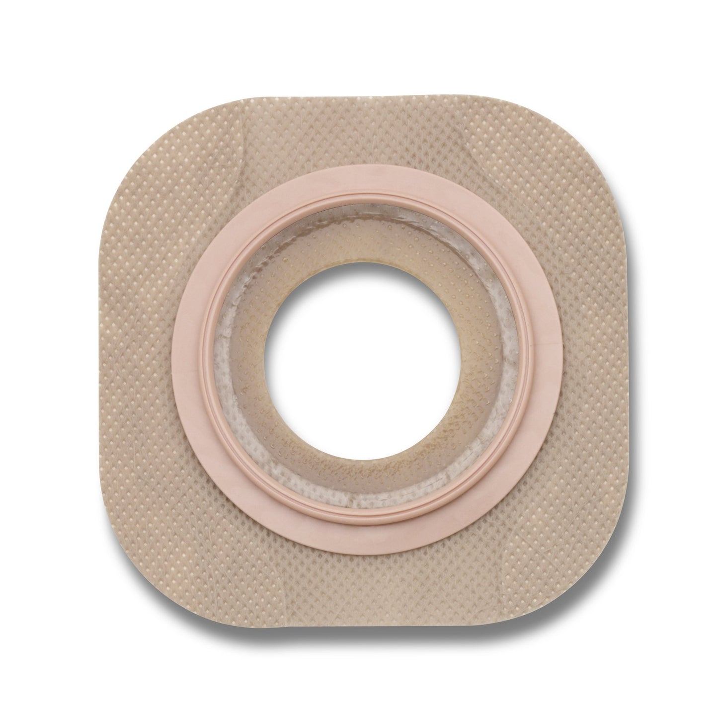 Ostomy Barrier New Image™ FlexWear™ Precut, Standard Wear Adhesive Tape 44 mm Flange Green Code System Hydrocolloid 1-1/8 Inch Opening - 14305