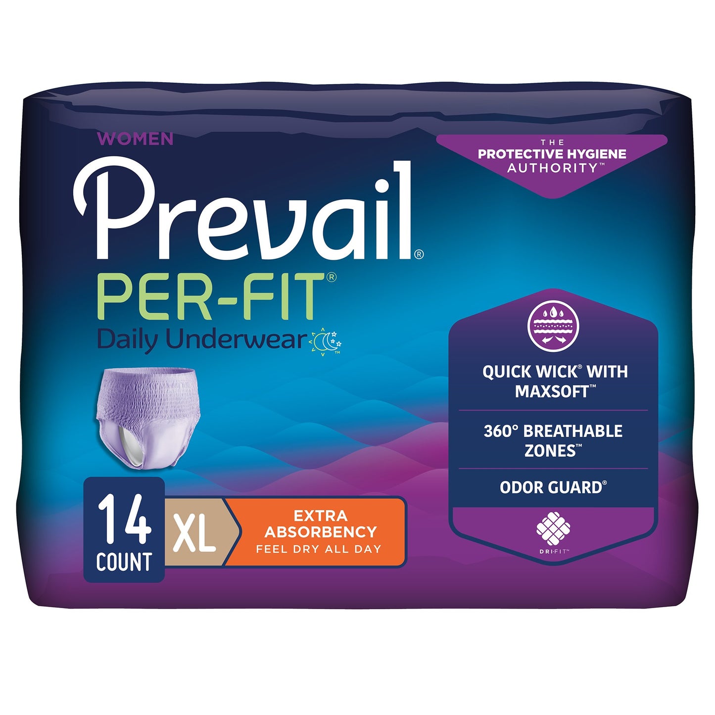Prevail® Per-Fit® Women Extra Absorbent Underwear, Extra Large PFW-514