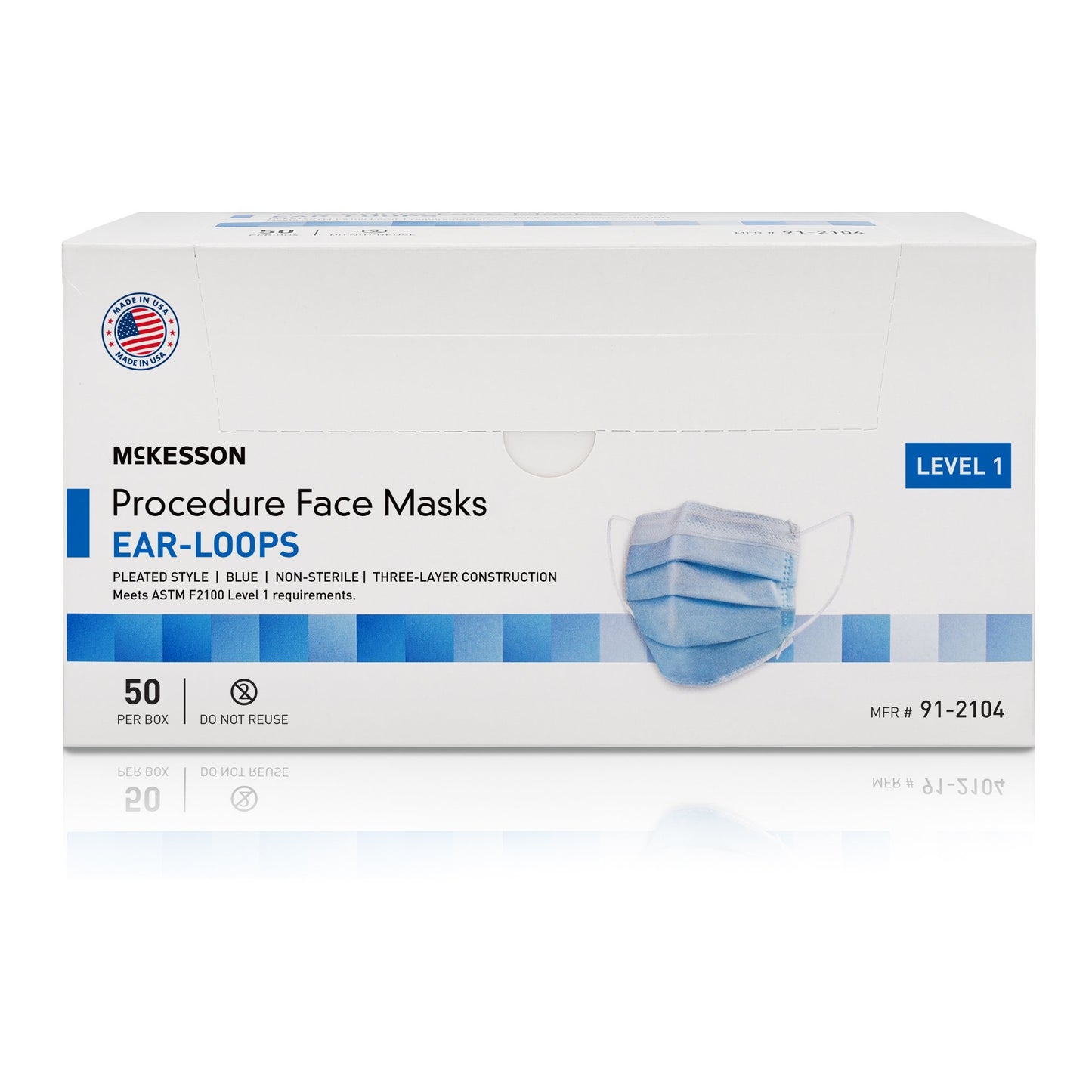 McKesson Procedure Masks, ASTM Level 1 91-2104