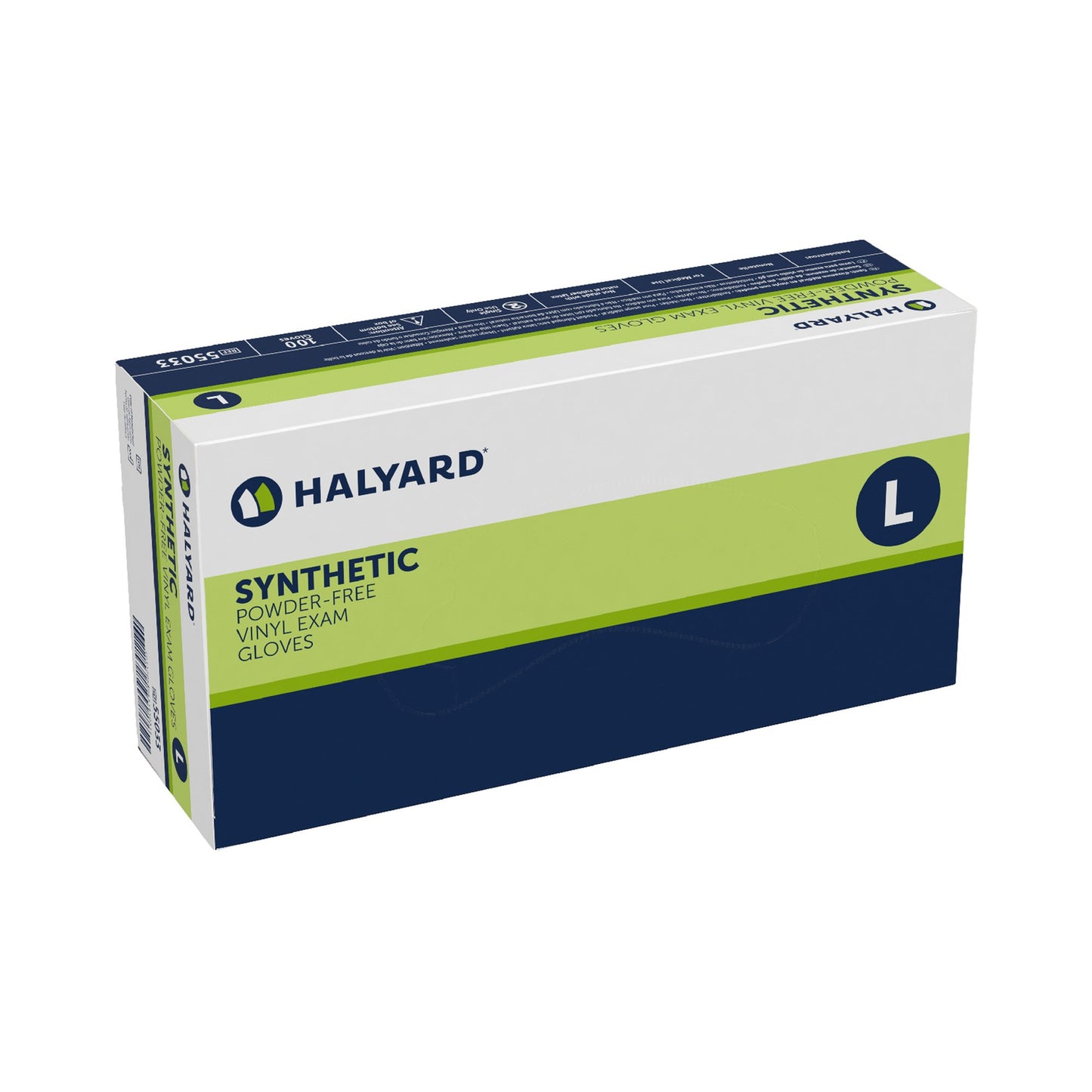 Halyard™ Vinyl Exam Glove, Large, Clear 55033