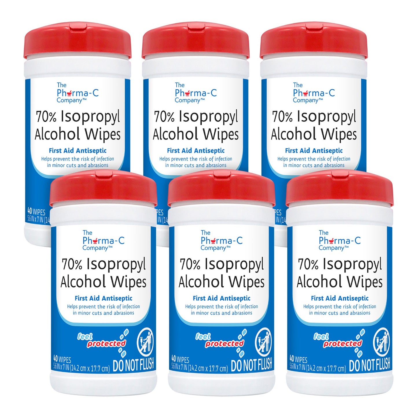 Pharma-C-Wipes® Isopropyl Alcohol Antiseptic 63-200736K