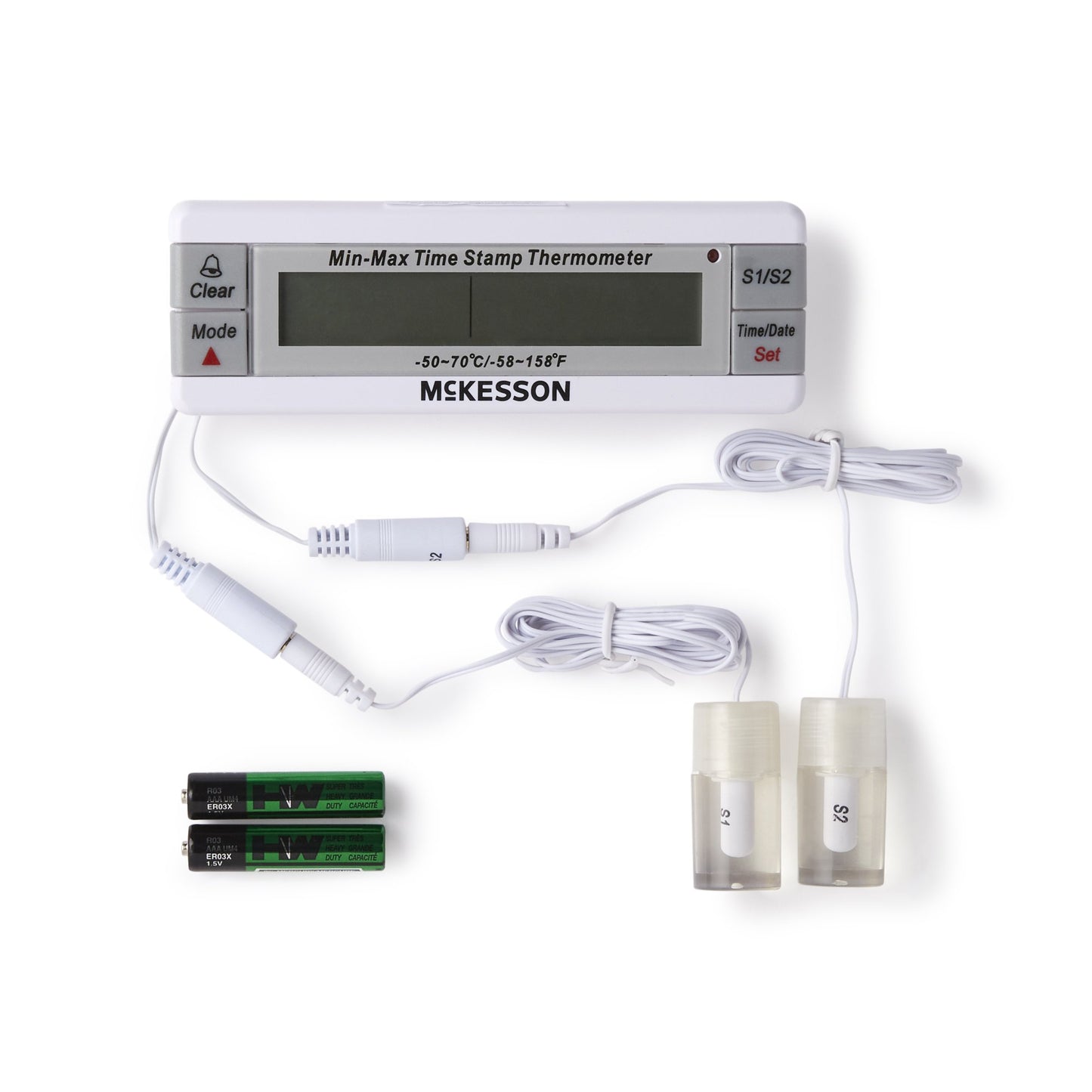 McKesson Refrigerator / Freezer Thermometer, -58° to +158° F (-50° to +70°C) MCK8100MATB