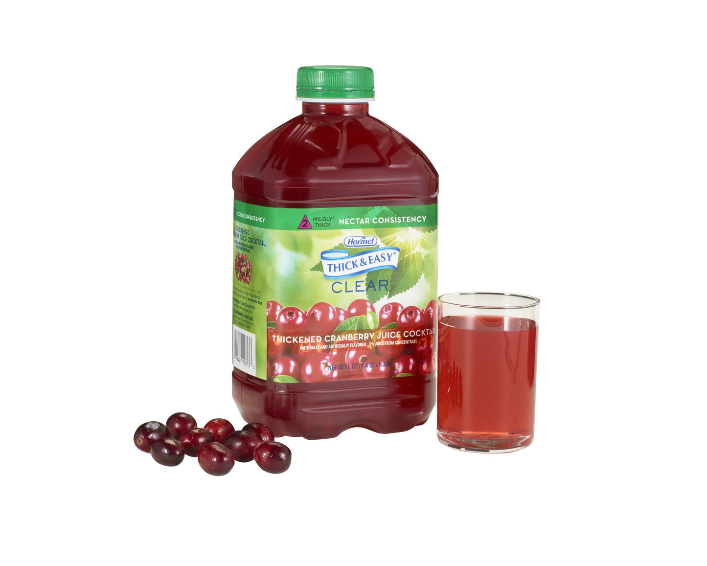 Thick & Easy® Nectar Consistency Cranberry Thickened Beverage, 46-ounce bottle 15813