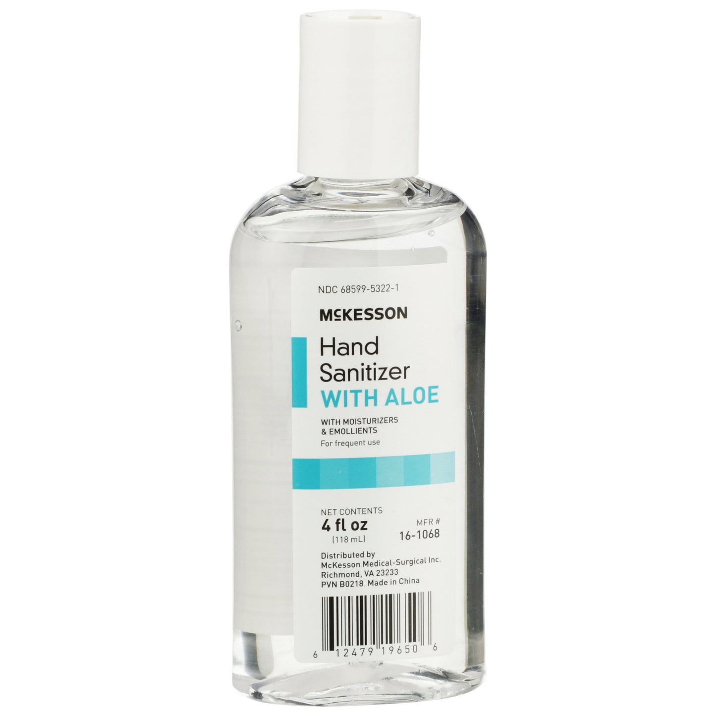 McKesson Gel Hand Sanitizer with Aloe 4 oz. 16-1068
