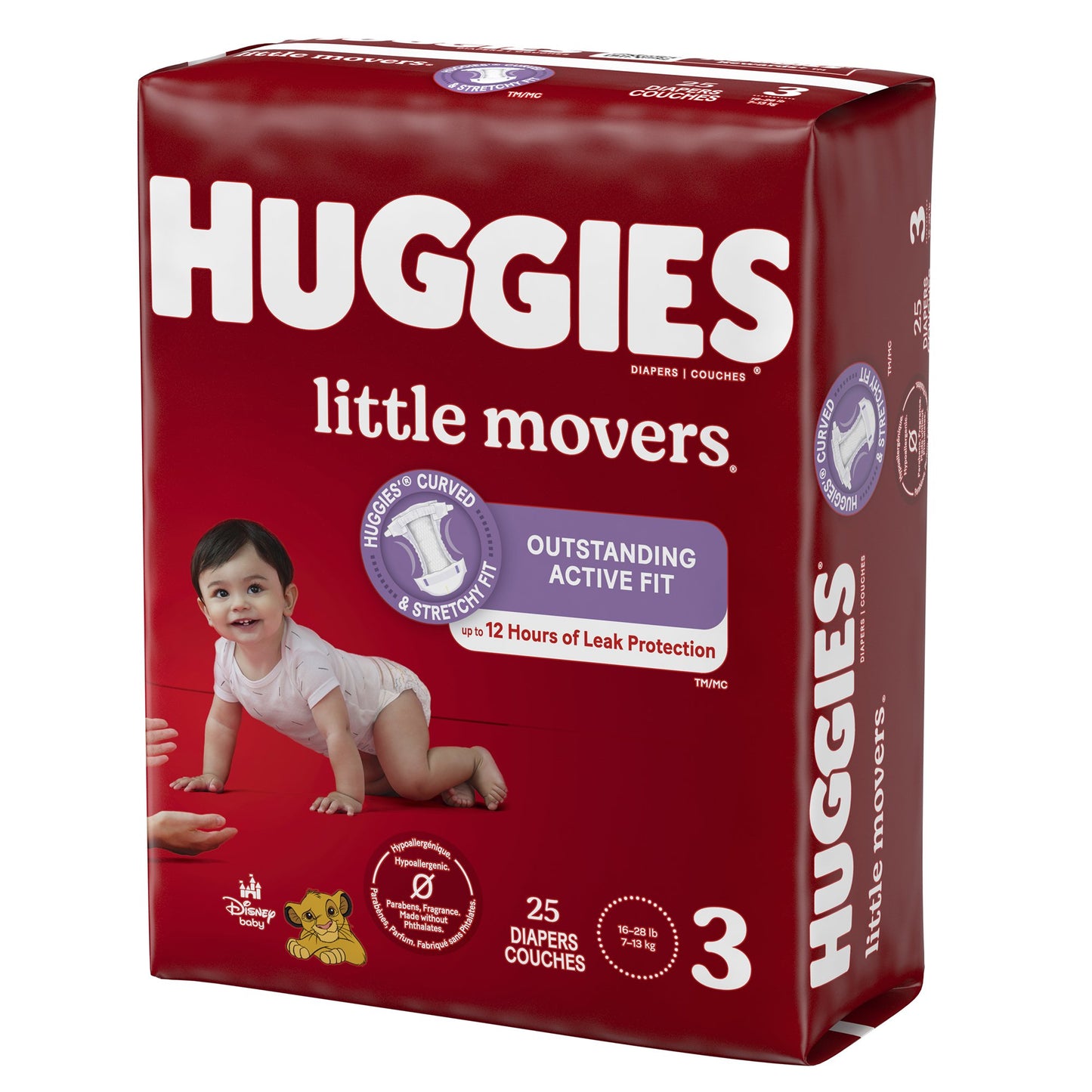 Huggies® Little Movers® Diaper, Size 3 49678