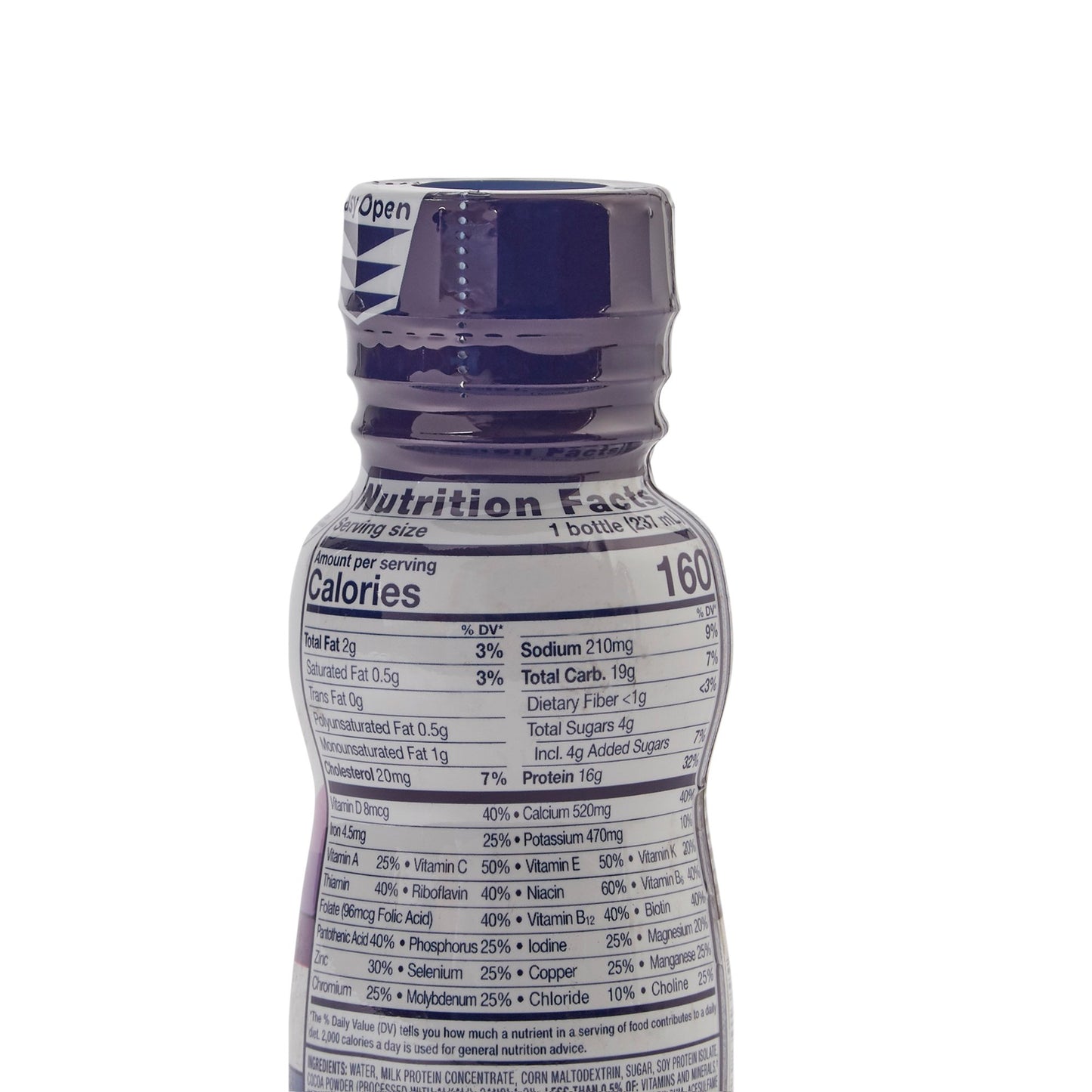 Ensure® High Protein Therapeutic Nutrition, Chocolate, 8-ounce bottle 64134