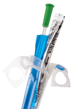 Teleflex LLC FloCath QUICK Urethral Catheter, 14 Fr., Male, Coude 220600140, Box of 30