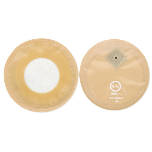 Filtered Stoma Cap Contour I™ Beige Odor-Barrier Pouch with SoftFlex, Barrier Opening 1-15/16 Inch, Cap Size 4 Inch - 1796